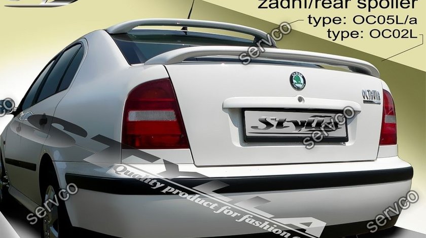 Eleron spoiler tuning sport portbagaj Skoda Octavia 1 Mk1 1U WRC RS Vrs 1996-2006 ver6