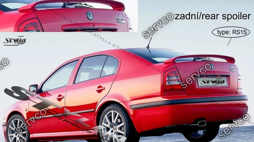 Eleron spoiler tuning sport portbagaj Skoda Octavia 1 Mk1 1U WRC RS Vrs 1996-2006 ver15