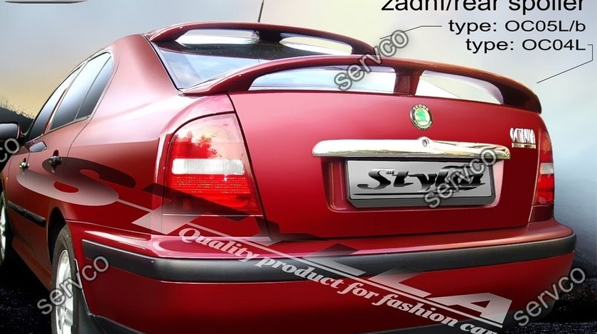 Eleron spoiler tuning sport portbagaj Skoda Octavia 1 Mk1 1U WRC RS Vrs 1996-2006 ver8