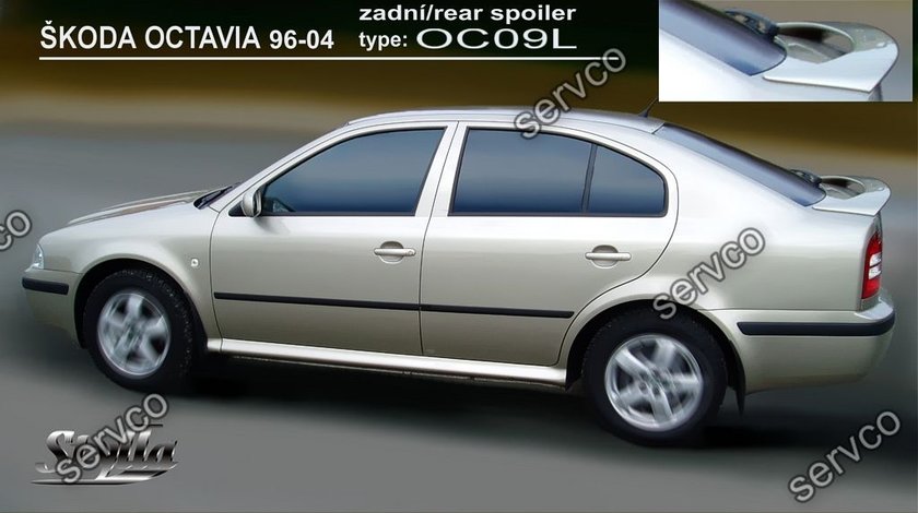 Eleron spoiler tuning sport portbagaj Skoda Octavia 1 Mk1 1U WRC RS Vrs 1996-2006 ver9