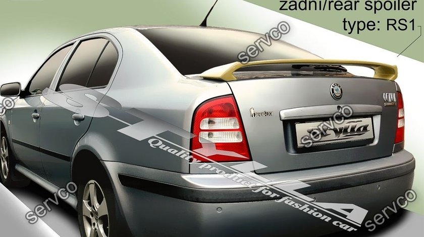 Eleron spoiler tuning sport portbagaj Skoda Octavia 1 Mk1 1U WRC RS Vrs 1996-2006 ver14