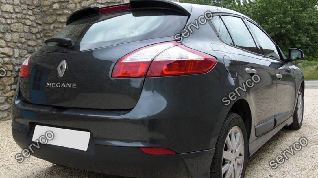 Eleron spoiler tuning sport Renault Megane 3 Mk3 Hatchback Hatch HB RS GT Gordini 2009-2016 ver3