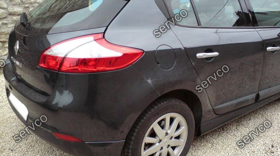 Eleron spoiler tuning sport Renault Megane 3 Mk3 Hatchback Hatch HB RS GT Gordini 2009-2016 ver3