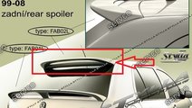 Eleron spoiler tuning sport Skoda Fabia Hatchback ...