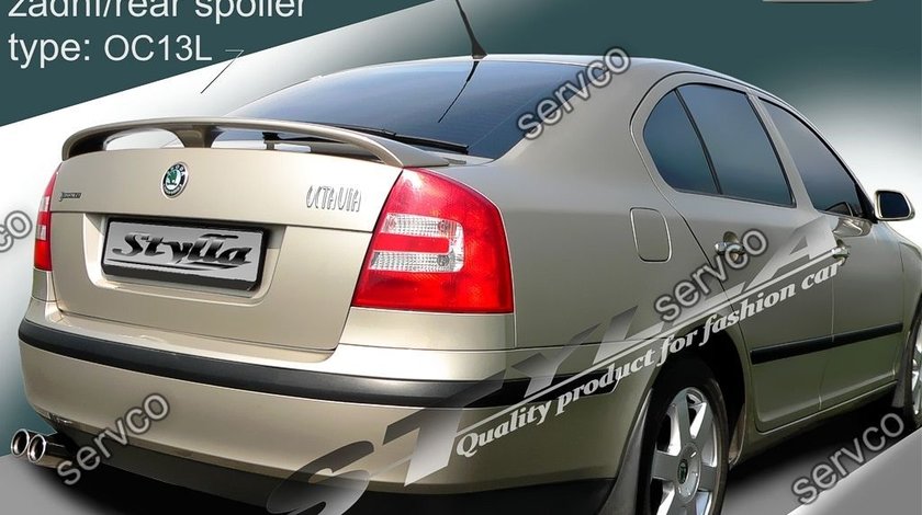 Eleron spoiler tuning sport Skoda Octavia 2 RS Vrs Sedan Hatchback 2004-2013 ver6