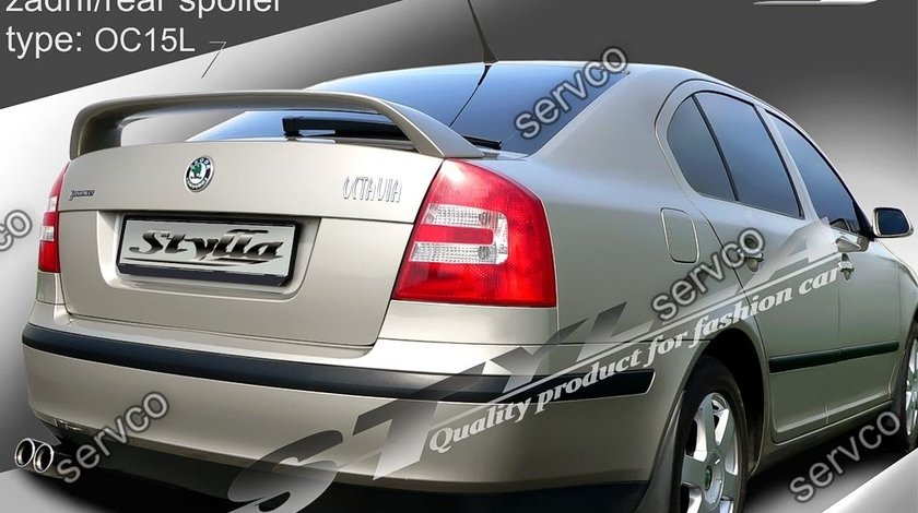 Eleron spoiler tuning sport Skoda Octavia 2 RS Vrs Sedan Hatchback 2004-2013 ver7