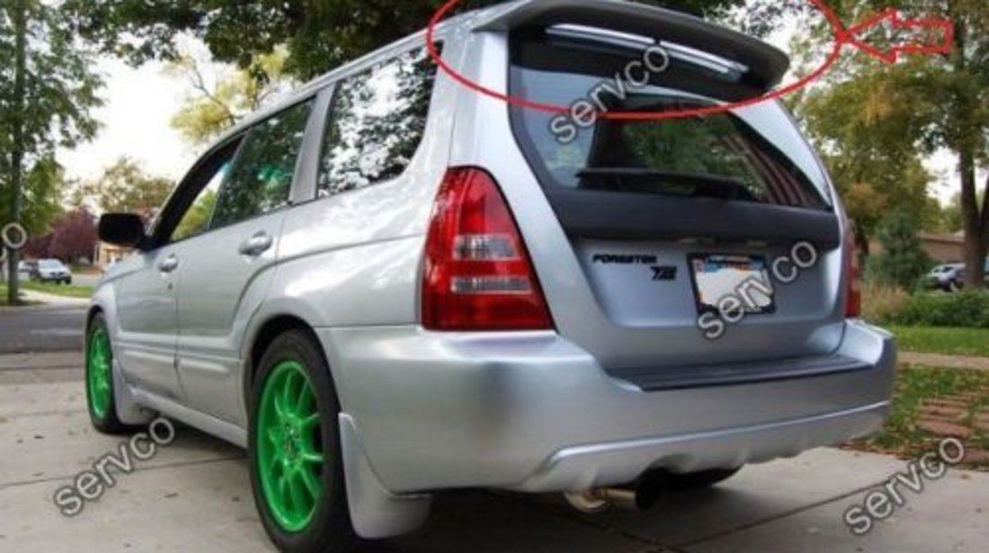 Eleron spoiler tuning sport Subaru Forester SG Wrx Sti 2002-2008 Xt Turbo ver2