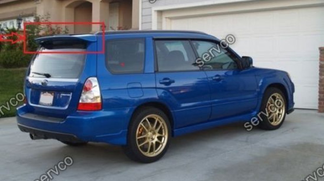 Eleron spoiler tuning sport Subaru Forester SG Wrx Sti 2002-2008 Xt Turbo ver2