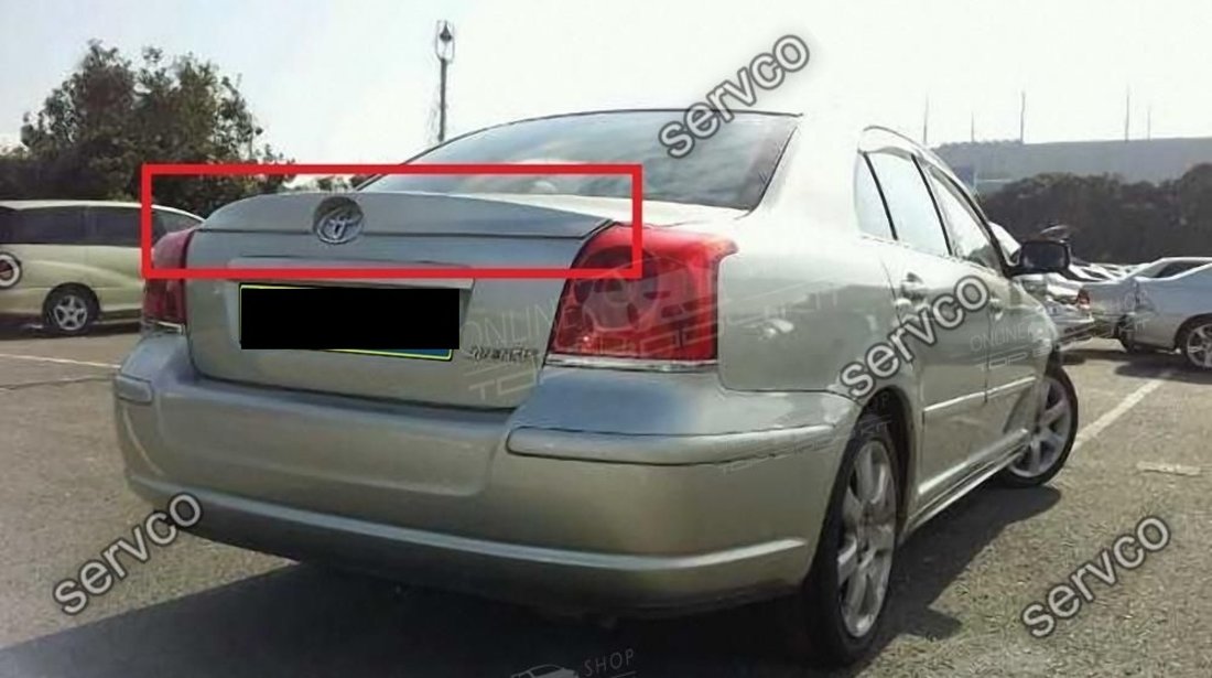 Eleron spoiler tuning sport Toyota Avensis Mk2 T250 2003–2009 ver1