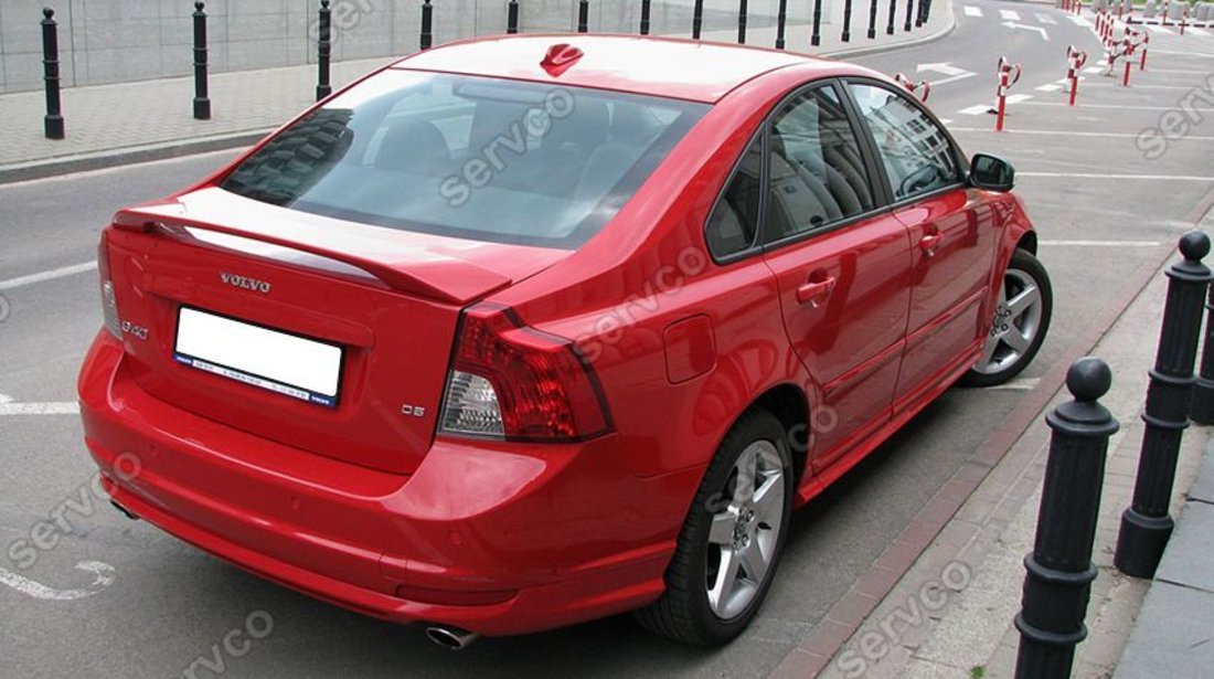 Eleron spoiler tuning sport Volvo S40 R Design T5 D2 D3 D4 2004-2012 ver1