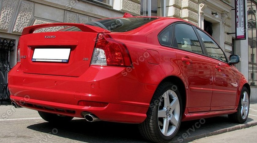 Eleron spoiler tuning sport Volvo S40 R Design T5 D2 D3 D4 2004-2012 ver1