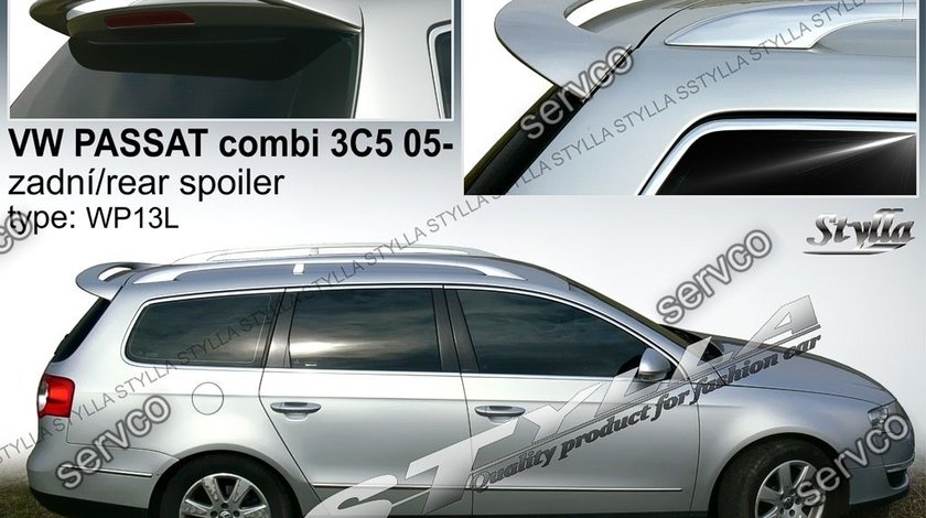 Eleron spoiler tuning sport VW Volkswagen Passat B6 3C GTI R line 2005-2010 Variant ver5