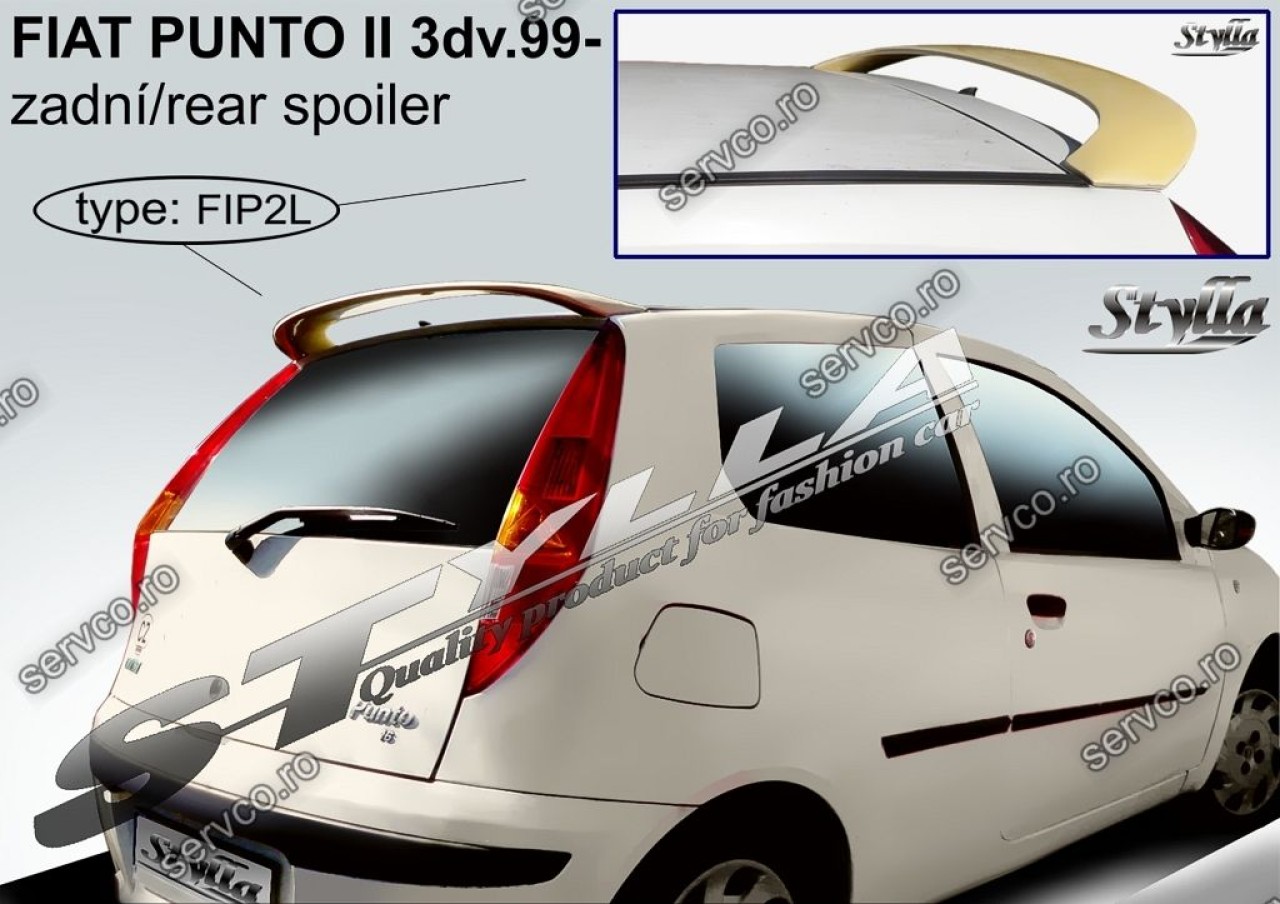 Eleron tuning sport haion Fiat Punto 2 1999-2010 v2