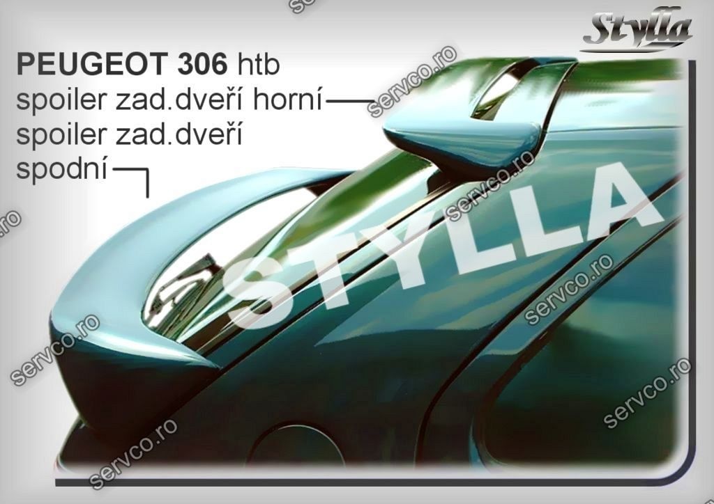 Eleron tuning sport haion portbagaj Peugeot 306 HTB 1993-2001 v3
