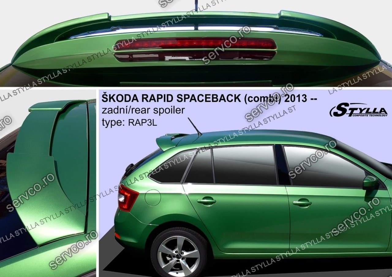 Eleron tuning sport haion Skoda Rapid Mk1 Spaceback Combi Estate 2013-2019 v3
