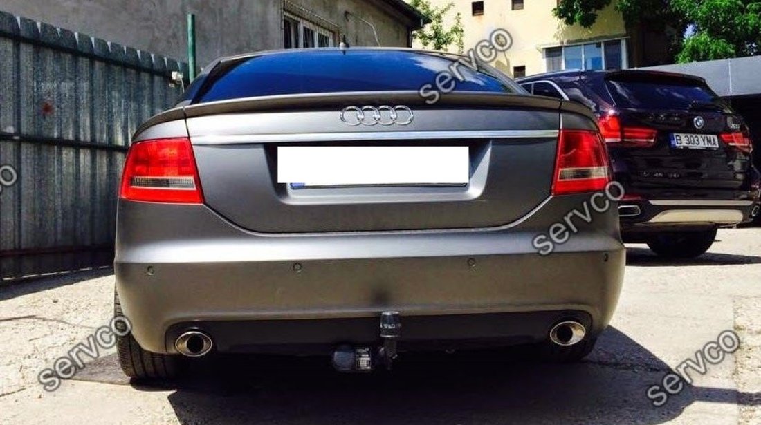 Eleron tuning sport portbagaj Audi A6 C6 4F ABT S6 RS6 S Line Sedan AB look din 3 piese v3