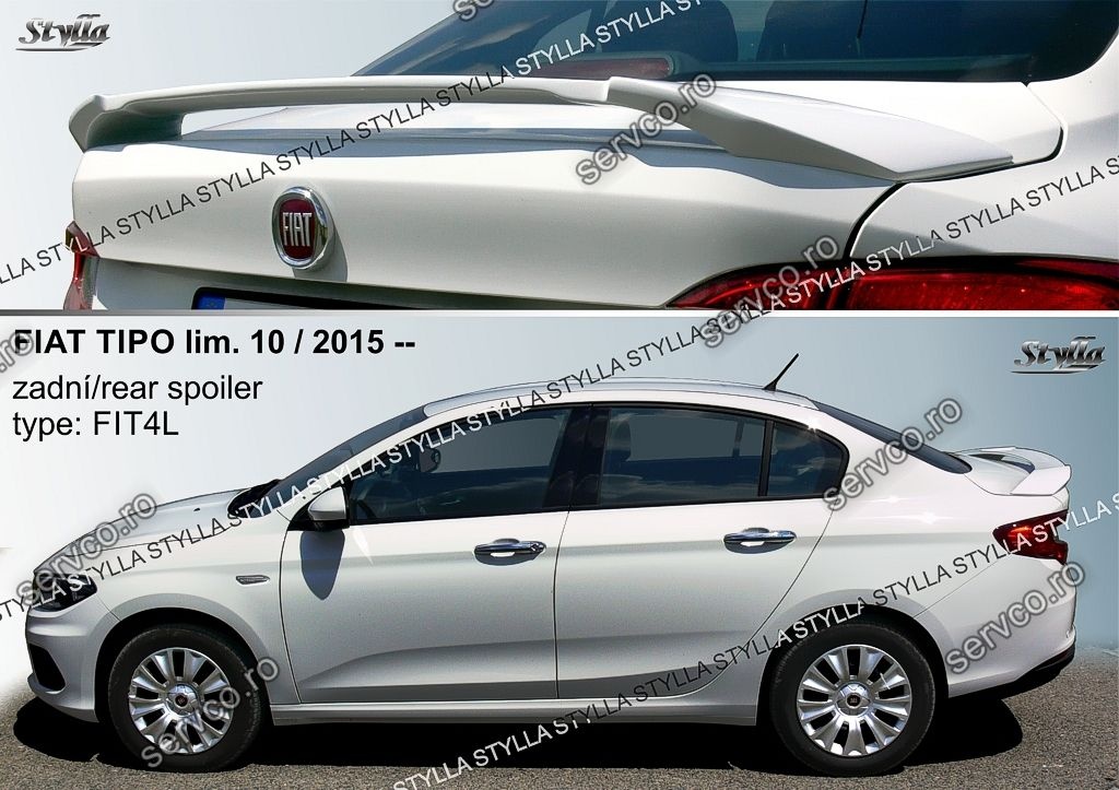 Eleron tuning sport portbagaj Fiat Tipo Sedan 2015-2018 v3