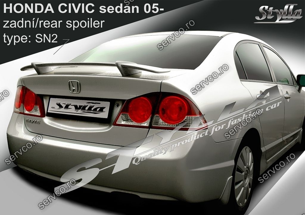 Eleron tuning sport portbagaj Honda Civic Mk 8 Sedan 2005-2011 v3
