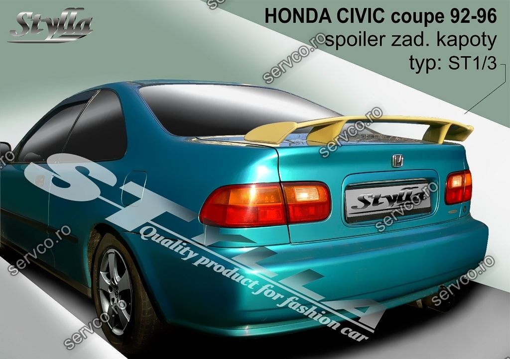 Eleron tuning sport portbagaj Honda Civic Mk5 Coupe 1992-1996 v2