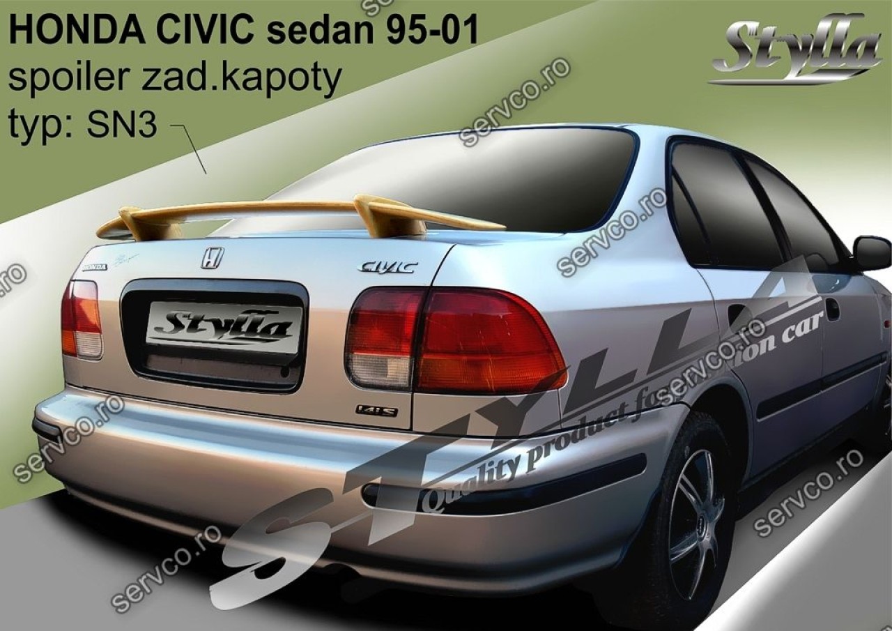 Eleron tuning sport portbagaj Honda Civic MK6 Sedan 1995-2001 v3