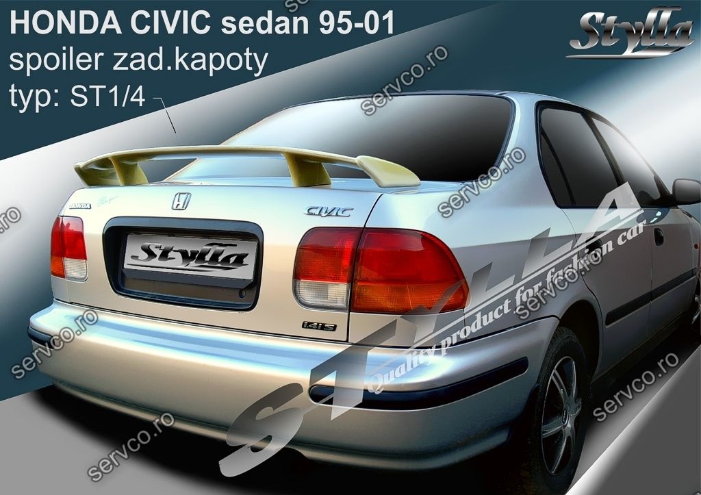 Eleron tuning sport portbagaj Honda Civic MK6 Sedan 1995-2001 v2