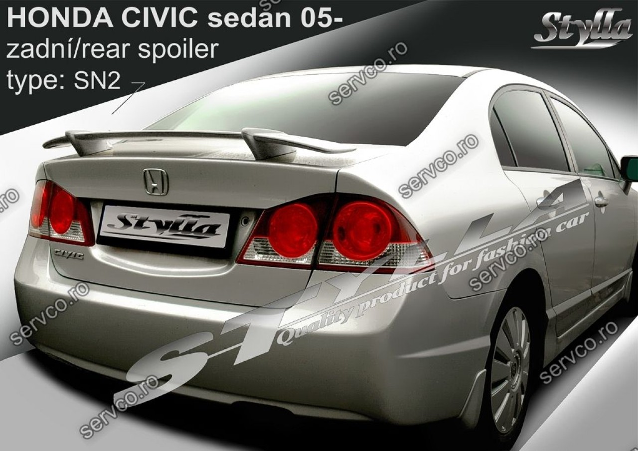 Eleron tuning sport portbagaj Honda Civic MK8 Sedan 2005-2011 v3