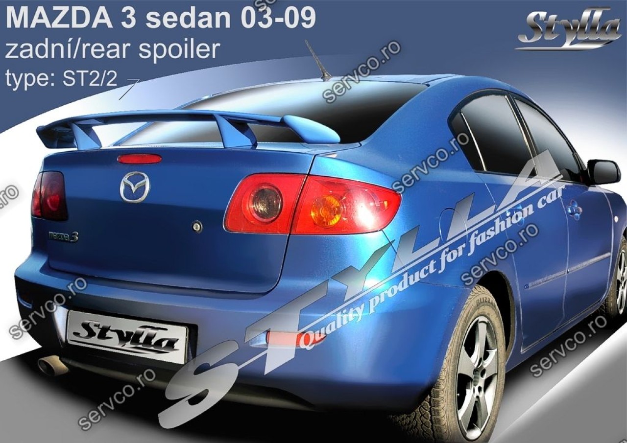 Eleron tuning sport portbagaj Mazda 3 MK1 Sedan 2003-2009 v3