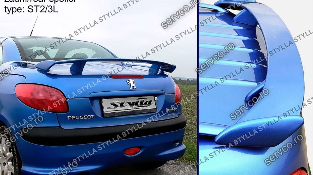 Eleron tuning sport portbagaj Peugeot 206 CC 2000-2008 v4