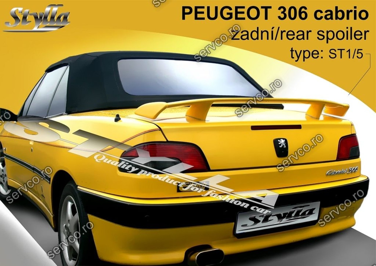 Eleron tuning sport portbagaj Peugeot 306 Cabrio 1994-2003 v2