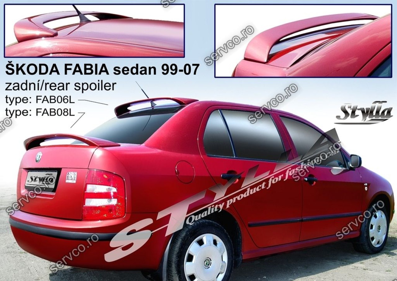 Eleron tuning sport portbagaj Skoda Fabia Mk1 6Y Sedan 1999-2007 v10