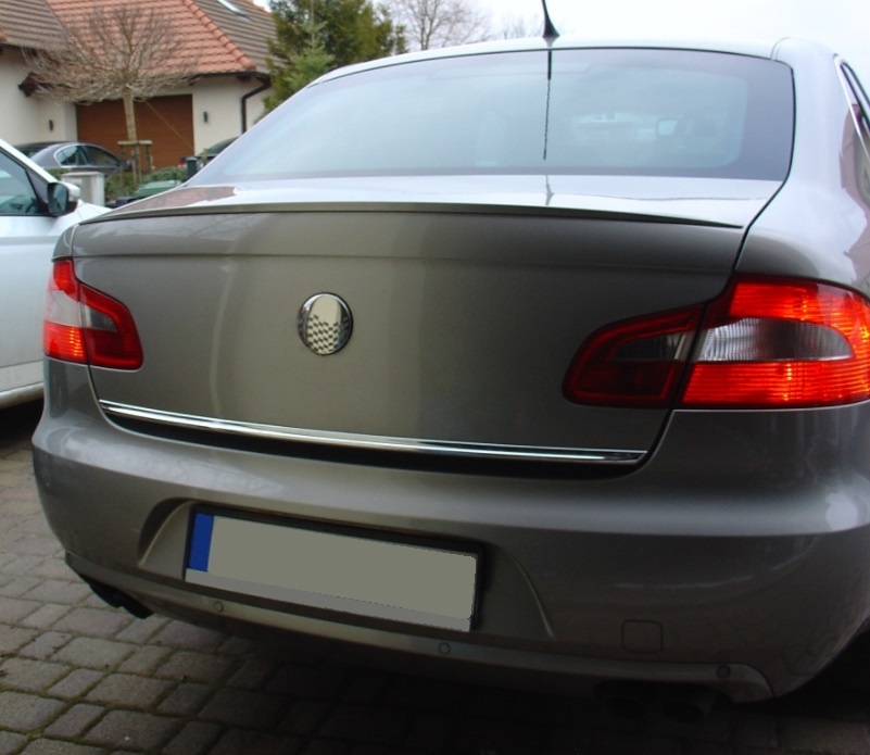 Eleron tuning sport portbagaj Skoda Superb 2 Mk2 Sedan Rline 2008-2015 v5