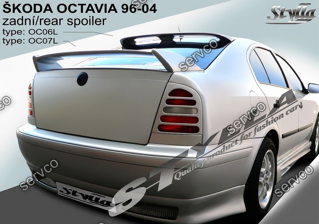 Eleron WRC RS Vrs portbagaj tuning sport Skoda Octavia 1 Mk1 1U 1996-2006 v4