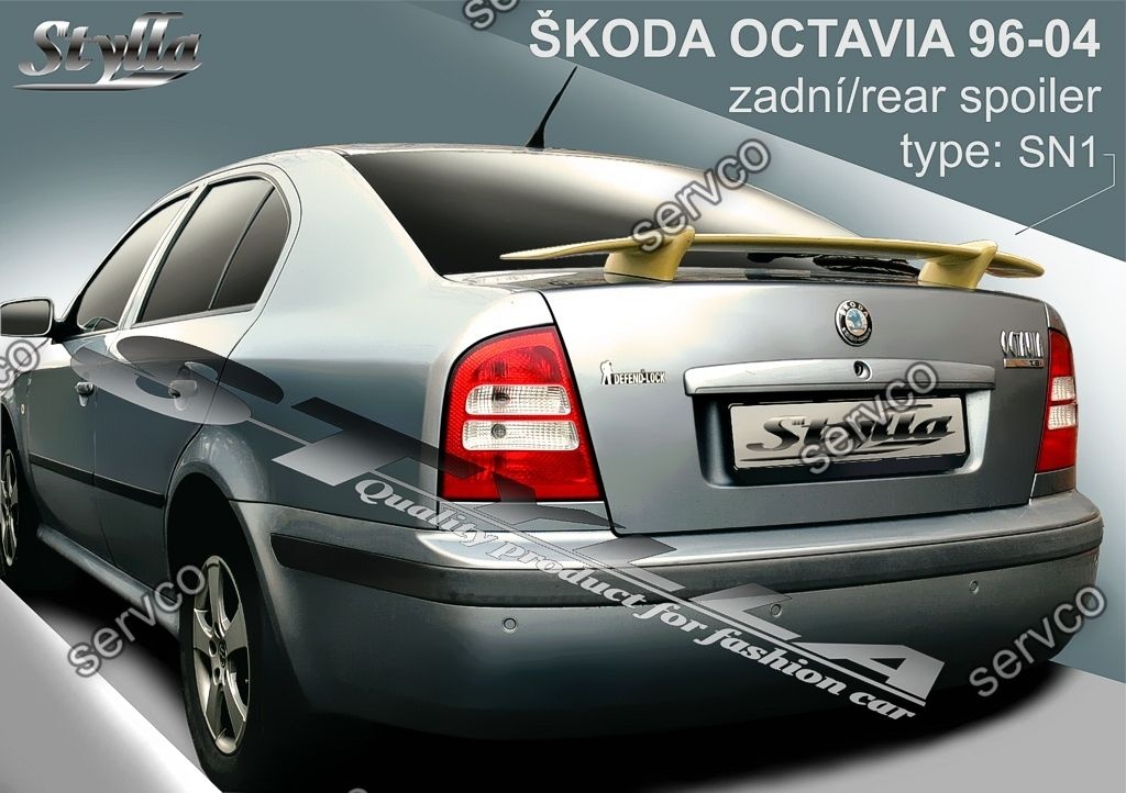 Eleron WRC RS Vrs portbagaj tuning sport Skoda Octavia 1 Mk1 1U 1996-2006 v11