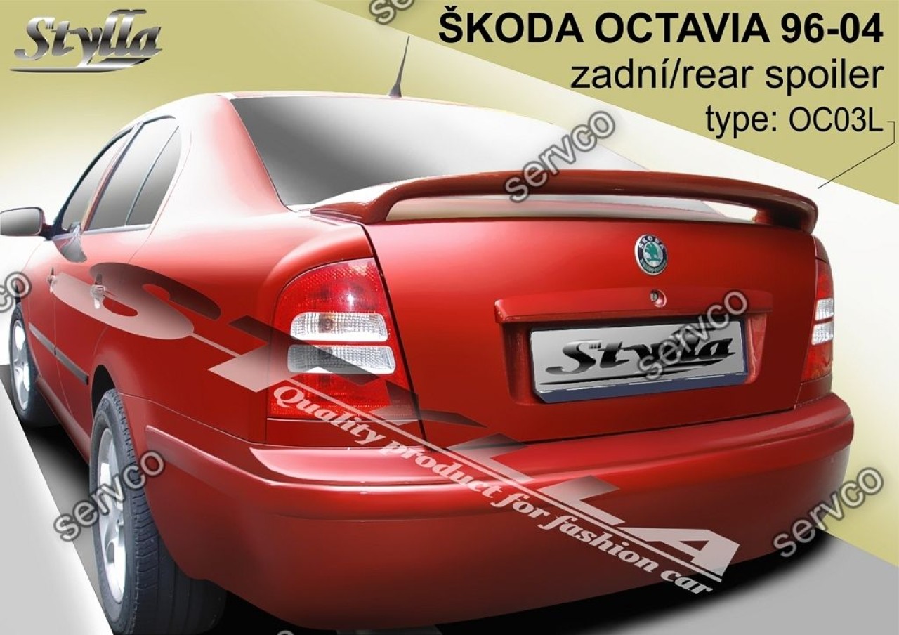 Eleron WRC RS Vrs portbagaj tuning sport Skoda Octavia 1 Mk1 1U 1996-2006 v7