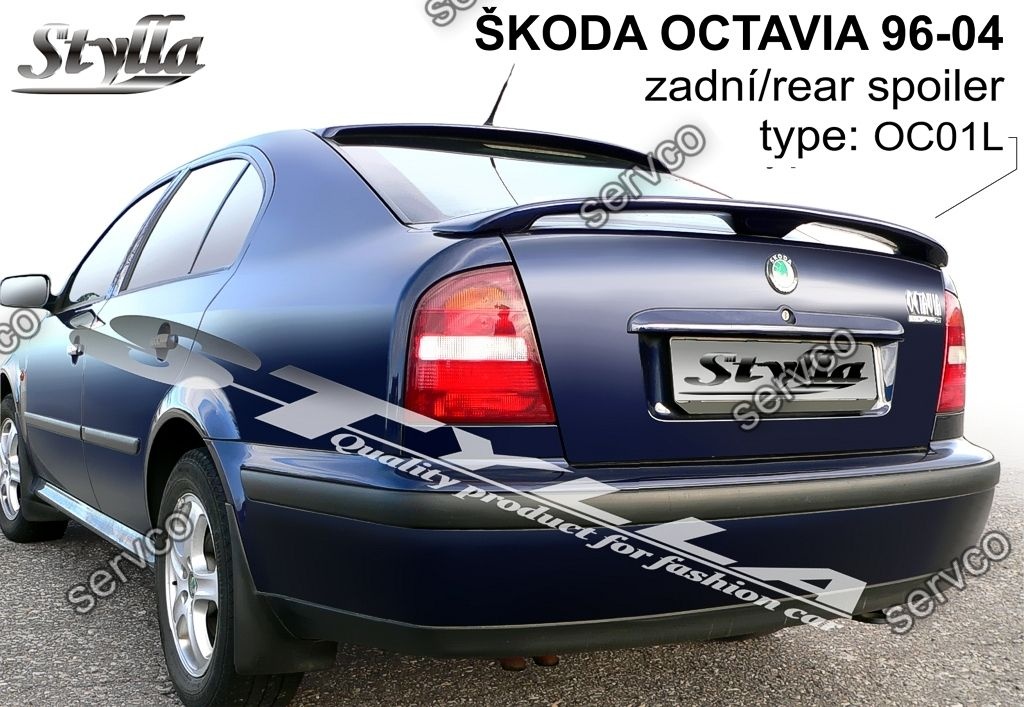 Eleron WRC RS Vrs portbagaj tuning sport Skoda Octavia 1 Mk1 1U 1996-2006 v5