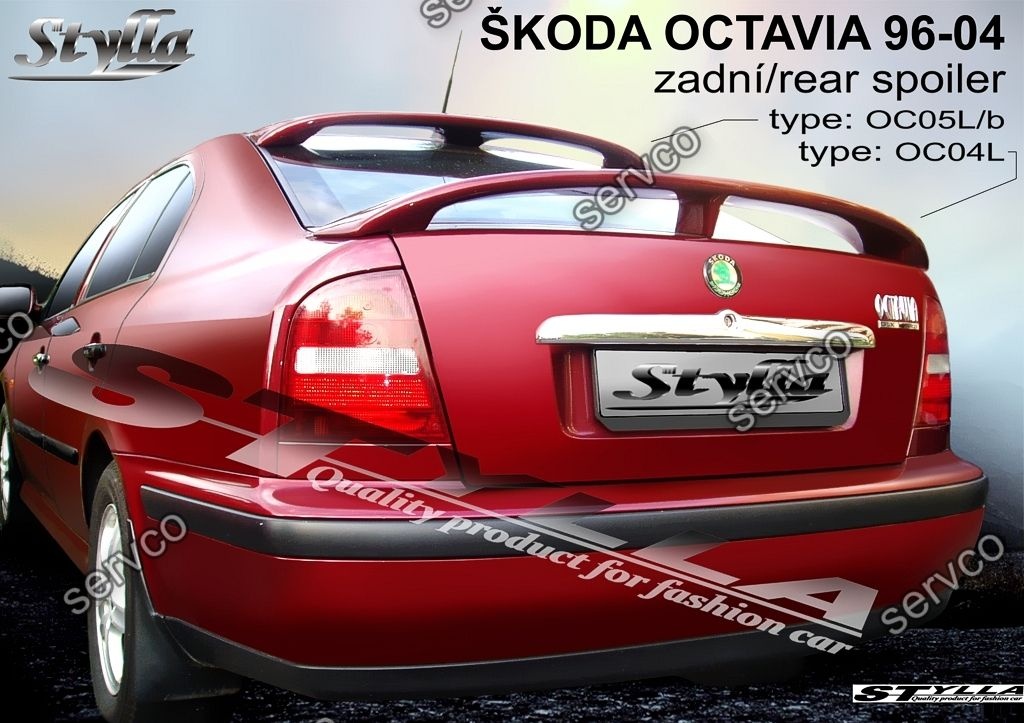 Eleron WRC RS Vrs portbagaj tuning sport Skoda Octavia 1 Mk1 1U 1996-2006 v8