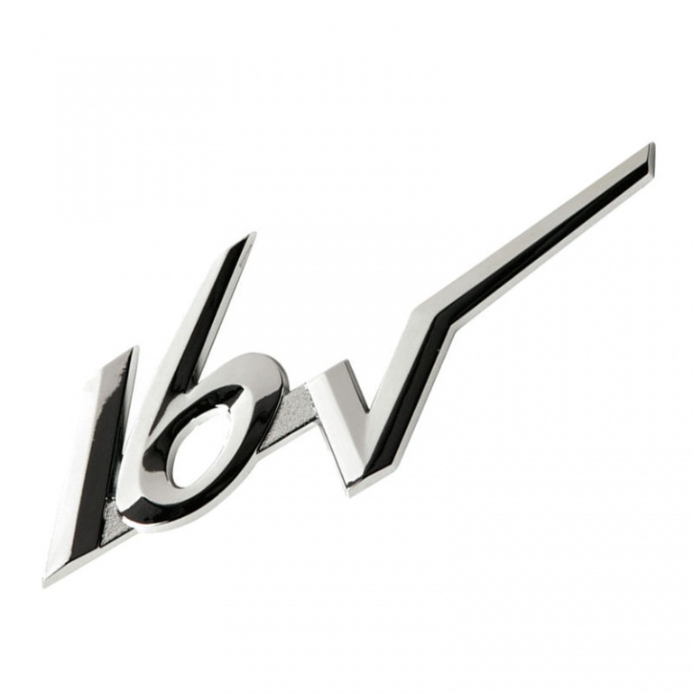 Emblema 16V Crom