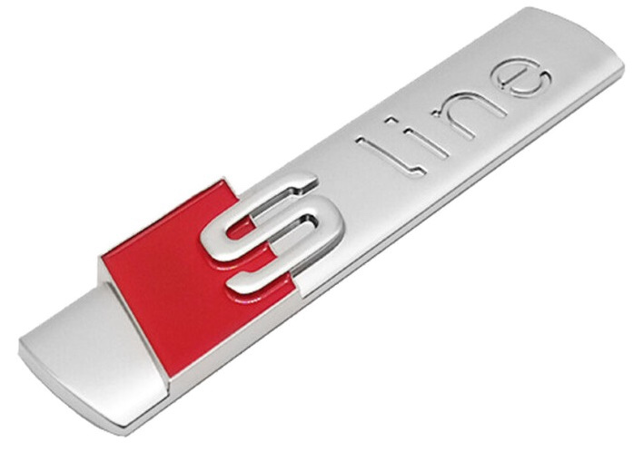 Emblema Audi S-Line Aluminiu