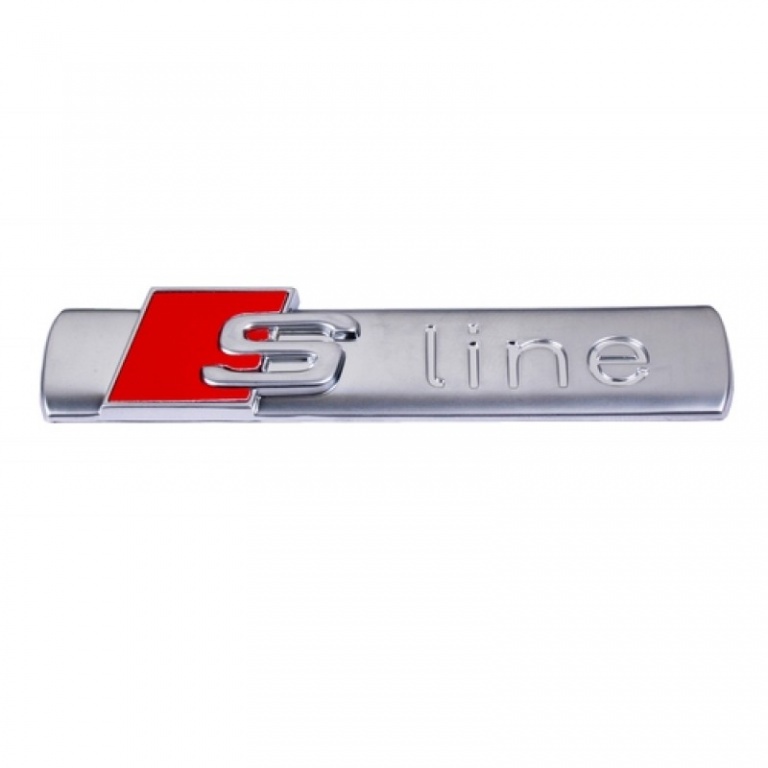 Emblema Audi S-Line Aluminiu