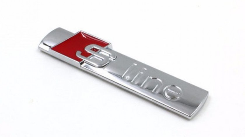 Emblema Audi S-Line Crom