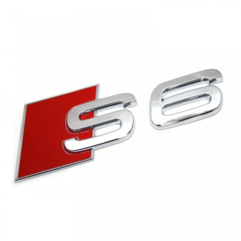 Emblema Audi S6 Crom