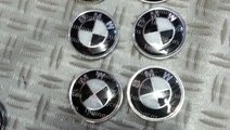 Emblema BMW alb cu negru pentru capota+portbagaj+v...