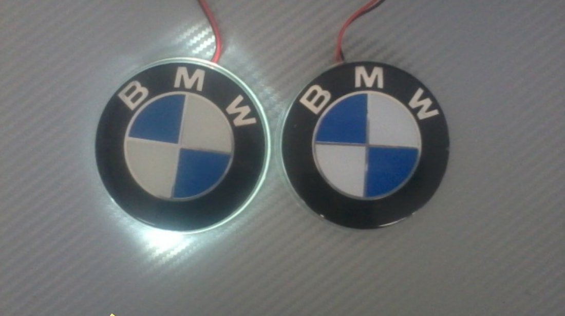 EMBLEMA BMW LUMINATA - EMBLEMA BMW CU LED