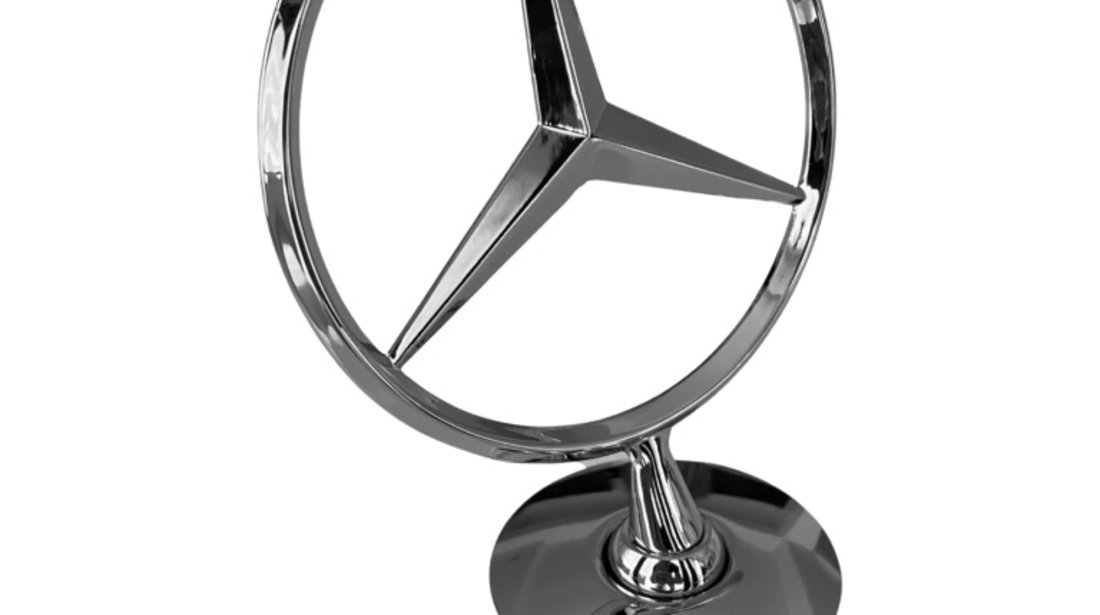 Emblema Capota Am Mercedes-Benz 44MM Crom EM-BENZ-01