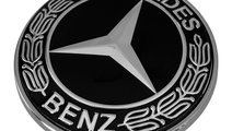 Emblema Capota Am Mercedes-Benz 57MM Negru EM-BENZ...