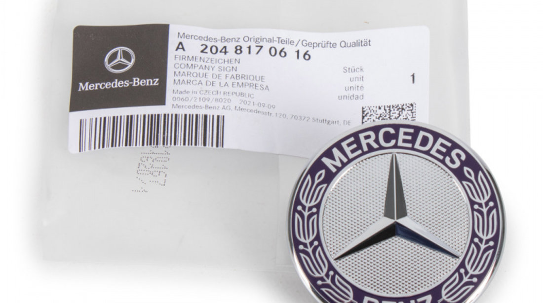 Emblema Capota Fata Oe Mercedes-Benz Ø 57mm 2048170616