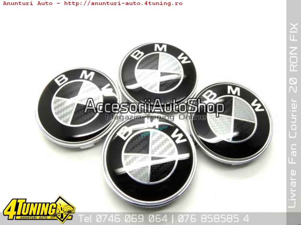 Emblema Capota Portbagaj BMW Carbon Real de la 39 RON 267877