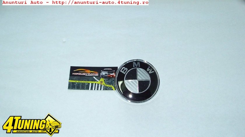 Emblema Carbon BMW 82mm Capota E36 E46 E39 E60 E90 E92 E93