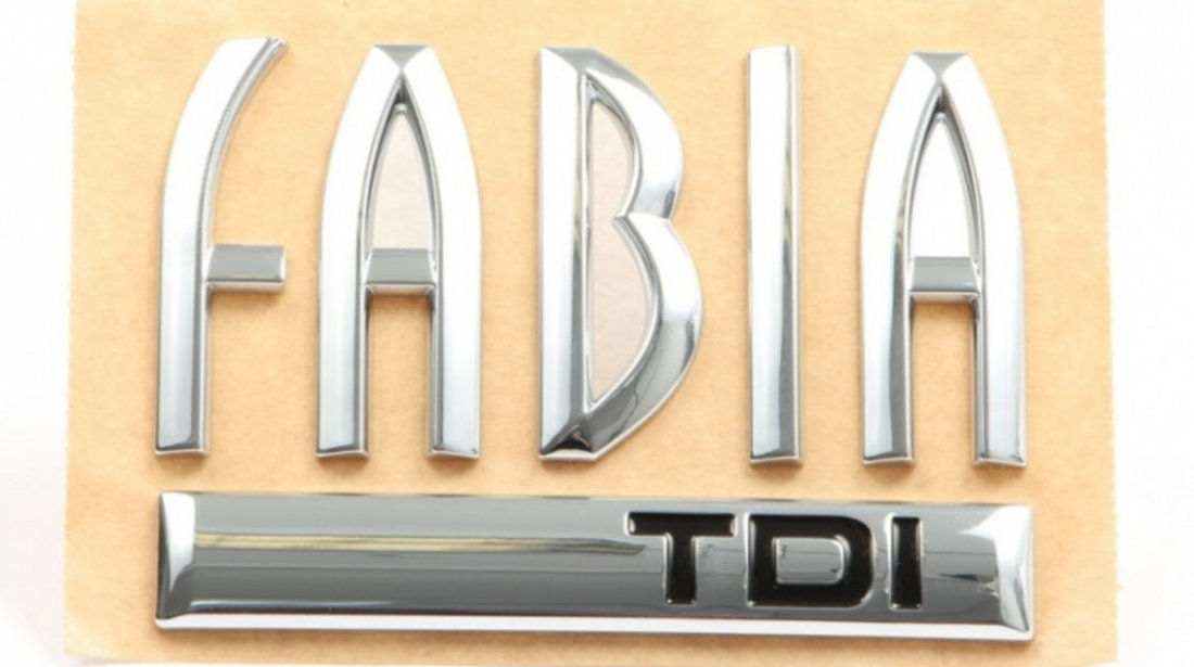 Emblema Fabia TDI Oe Skoda Fabia 1 1999-2008 6Y0853687BHFXC