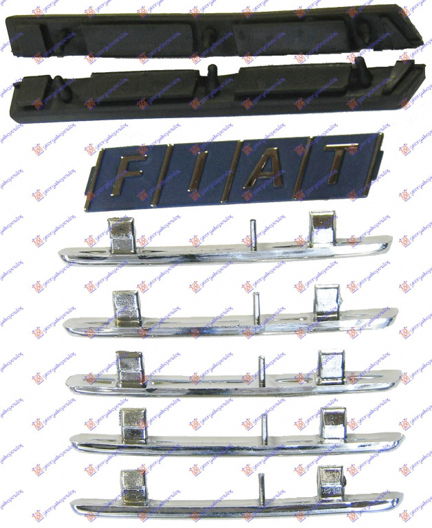 Emblema - Fiat Uno 1989
